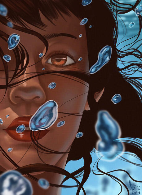 Underwater (2025). Digital painting.